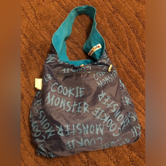 Sesame Street | Cookie Monster Bindle Canvas Bag - Picture 2 of 4